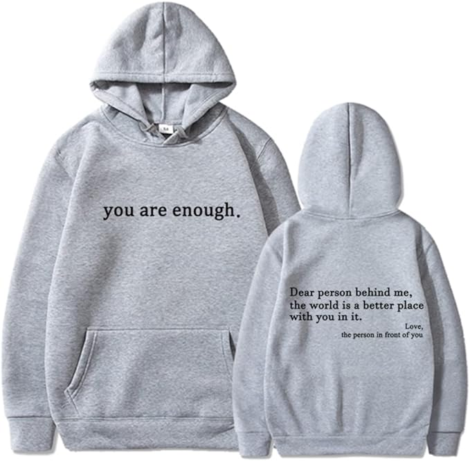 Casual Hooded Sweatshirt - Fun Graphic with Pouch Pocket