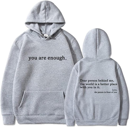 Casual Hooded Sweatshirt - Fun Graphic with Pouch Pocket