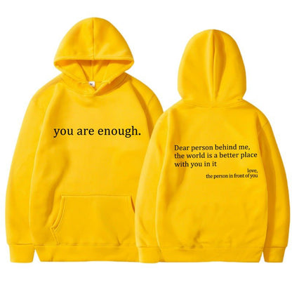 Casual Hooded Sweatshirt - Fun Graphic with Pouch Pocket