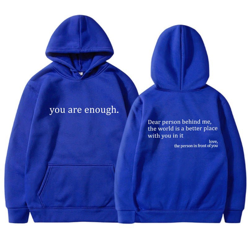 Casual Hooded Sweatshirt - Fun Graphic with Pouch Pocket