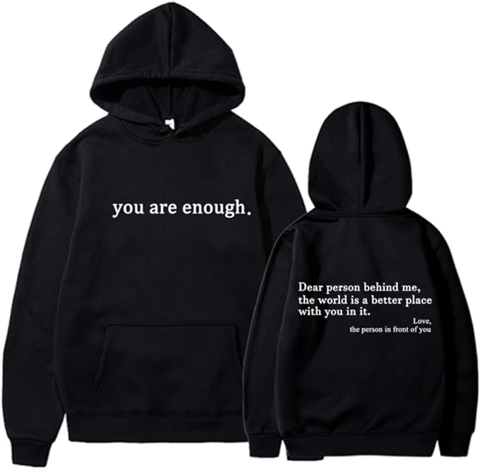 Casual Hooded Sweatshirt - Fun Graphic with Pouch Pocket