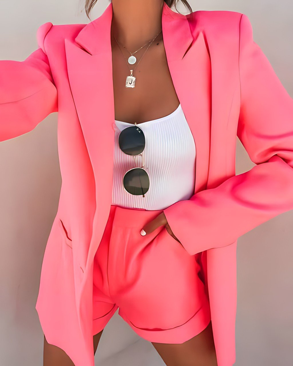 Elegant 2 Piece Ladies Suit Set - ModishWorld
