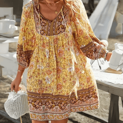 Fashionable Floral Maxi Dress for Ladies