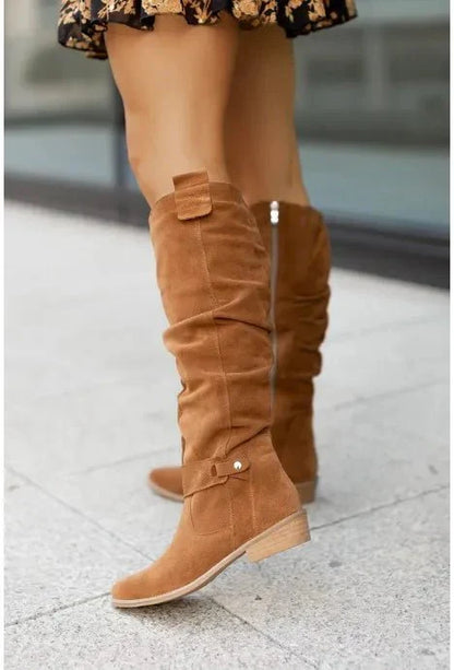 Chic High Heel Knee High Boots for Women