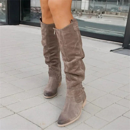 Chic High Heel Knee High Boots for Women
