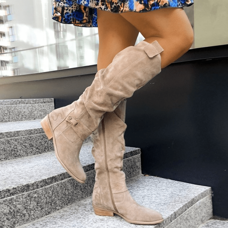 Chic High Heel Knee High Boots for Women - ModishWorld