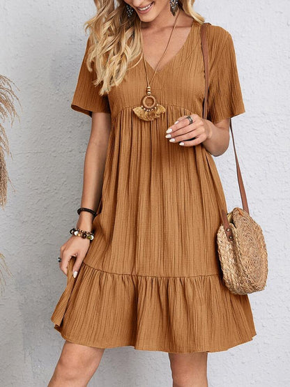 Chic Flared Everyday Women's Dress