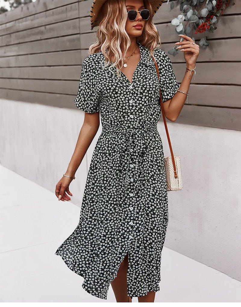Beautiful Floral Women's Party Dress