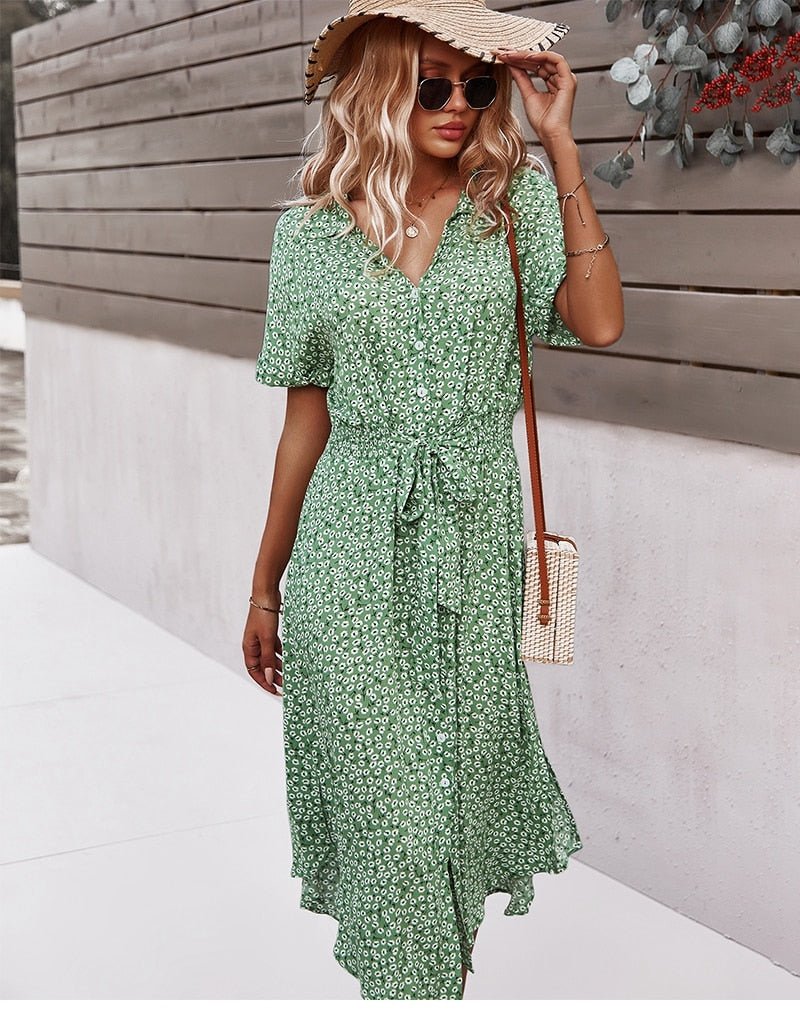Beautiful Floral Women's Party Dress