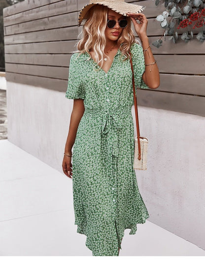 Beautiful Floral Women's Party Dress