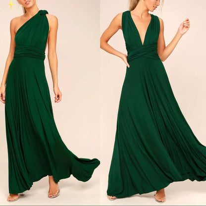 Versatile Long Sleeve Maxi Dress for Ladies