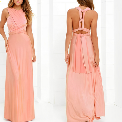 Versatile Long Sleeve Maxi Dress for Ladies