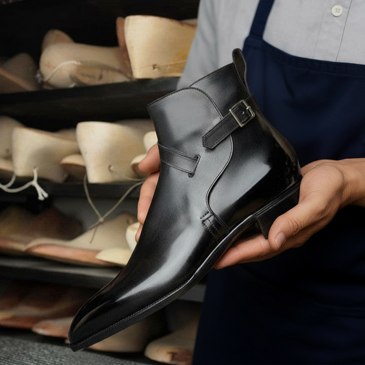 Brown Suede Classic Ankle Boots – Men's Smart Slip Ons - Modish World