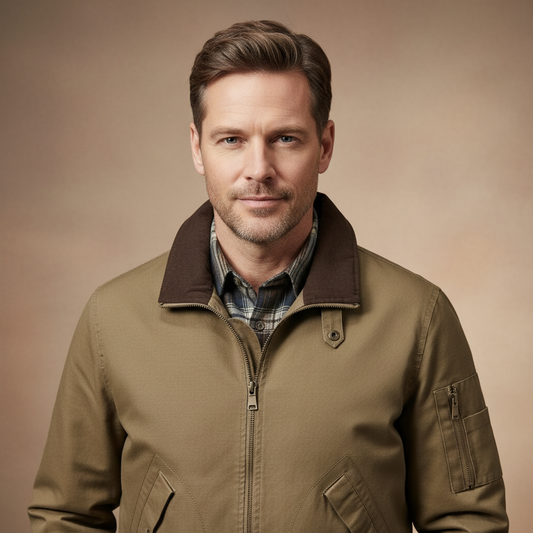 Classic Vintage Leather Bomber Jacket - Modish World
