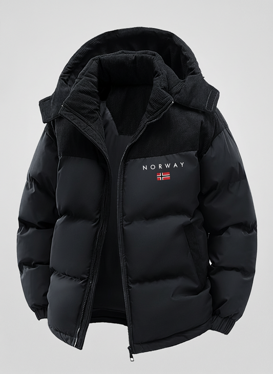 Warm Men's Insulated Parka Coat - Waterproof Hooded Jacket - Modish World