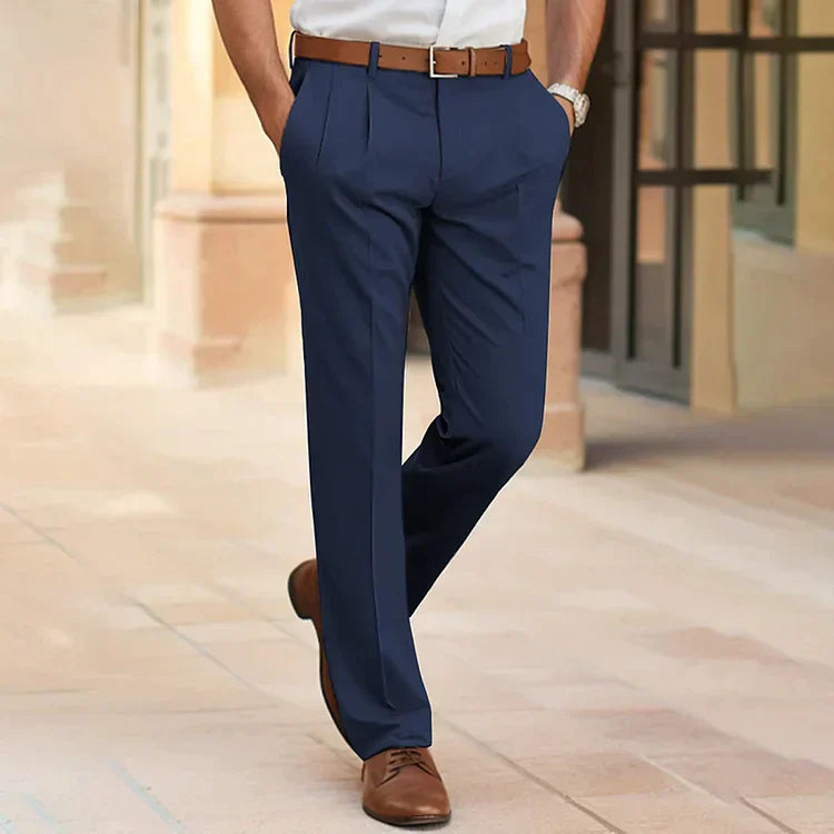 Slim Fit Formal Work Pants - ModishWorld