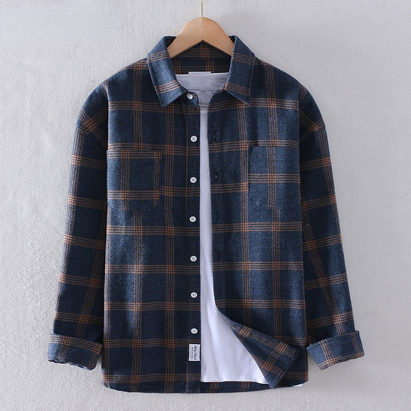 Classic Plaid Shirt for Guys - ModishWorld
