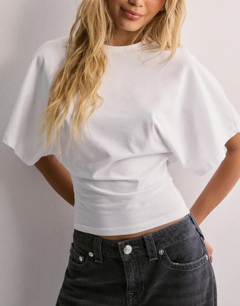 Women's Loose Fit Casual Tee - Comfortable & Feminine Style