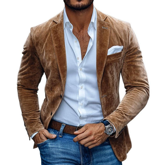 Classic Fit Two Button Men's Blazer - Modish World