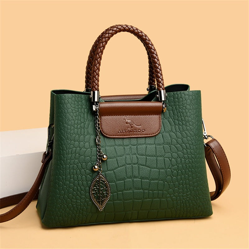 Luxury Leather Tote Handbag - ModishWorld