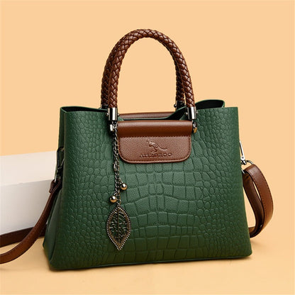 Luxury Leather Tote Handbag - ModishWorld
