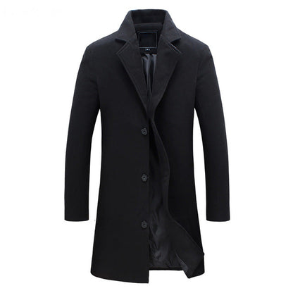 Classic Men's Single Breasted Coat