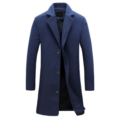 Classic Men's Single Breasted Coat