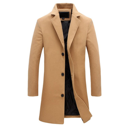 Classic Men's Single Breasted Coat
