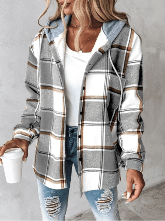 Blue Women's Hooded Winter Jacket - Modish World