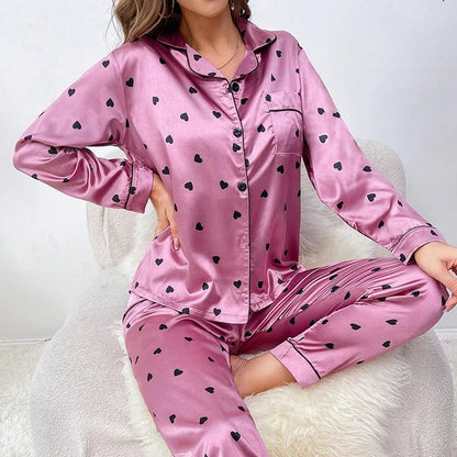 Colorful Pink Flamingo PJs for Ladies