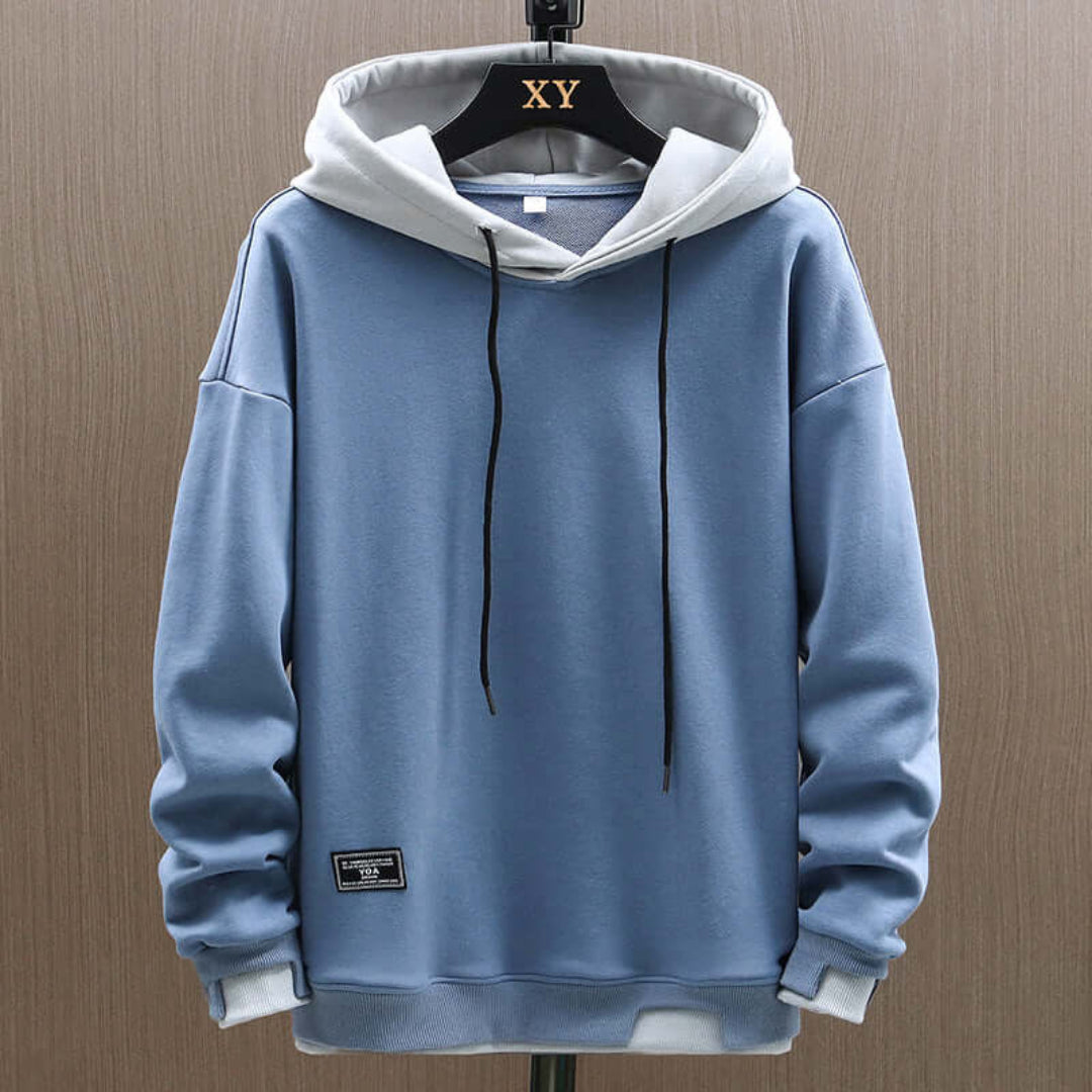 Men's Bold Hoodie - Large Size and Long Sleeves