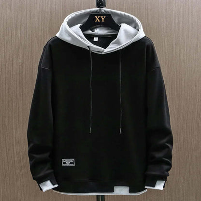 Men's Bold Hoodie - Large Size and Long Sleeves