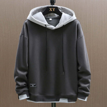 Men's Bold Hoodie - Large Size and Long Sleeves