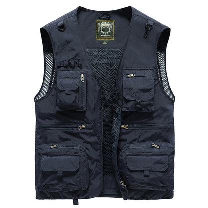 Practical Water Resistant Mens Cargo Vest