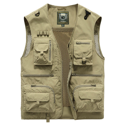 Practical Water Resistant Mens Cargo Vest - ModishWorld
