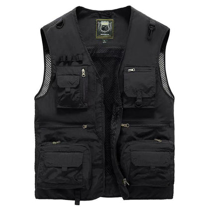 Practical Water Resistant Mens Cargo Vest