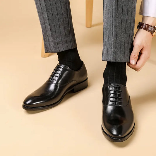 Classic Comfortable Leather Oxford Shoes - Modish World