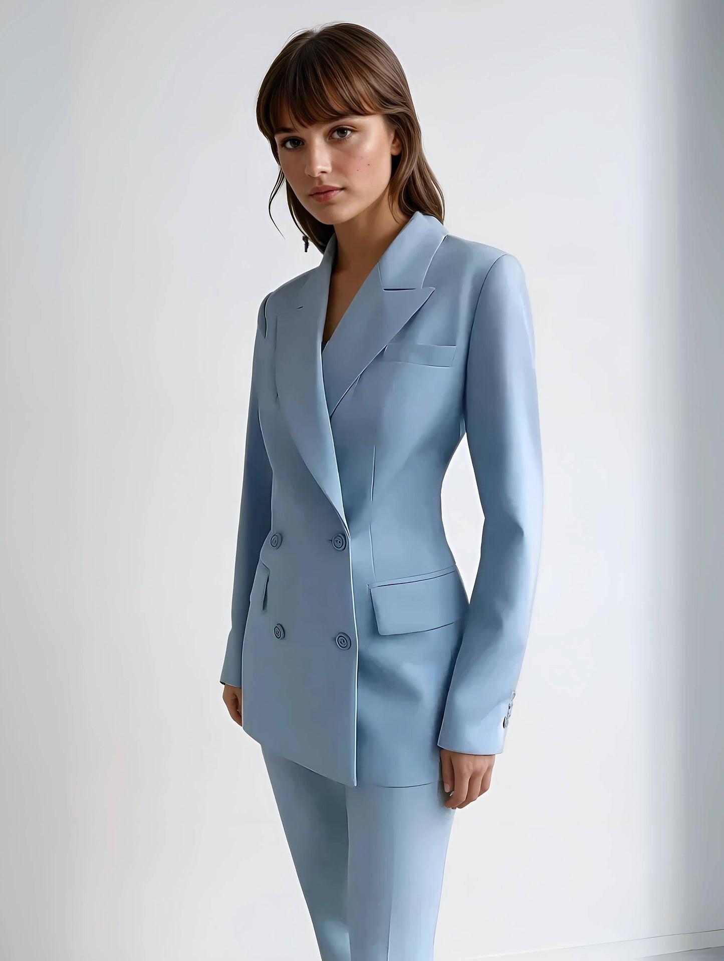 Ladies' Suit Jacket and Pants - Classic Fit Two Button - ModishWorld