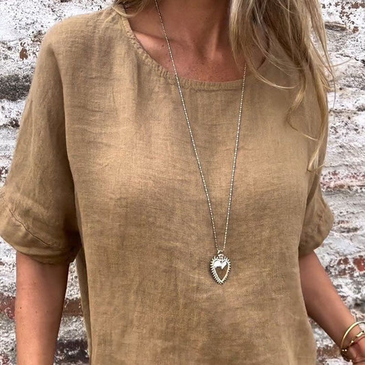 Basic Simple Tee Shirt for Ladies - ModishWorld