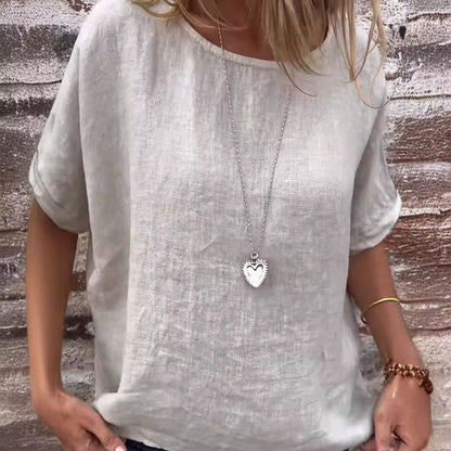 Basic Simple Tee Shirt for Ladies