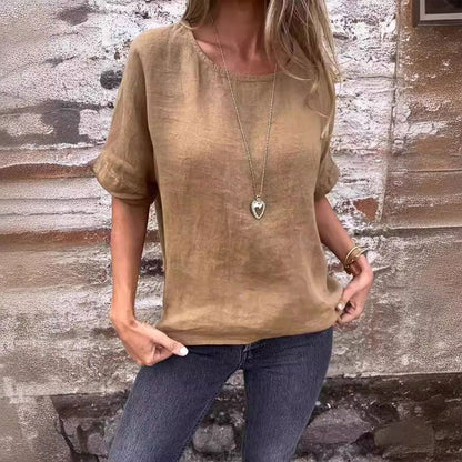 Basic Simple Tee Shirt for Ladies