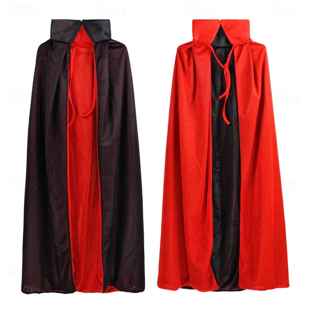 Spooky Reversible Vampire Cape for Kids and Adults - ModishWorld