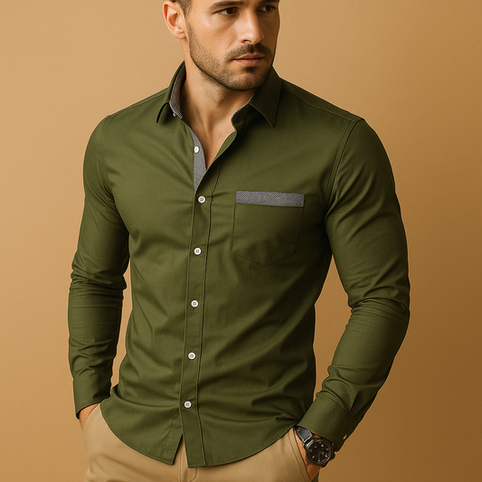 Classic Tailored Fit Mens Shirt Lars - Modish World