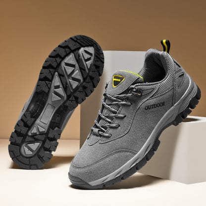 Men's Running Shoes - Breathable Mesh with Thick Sole