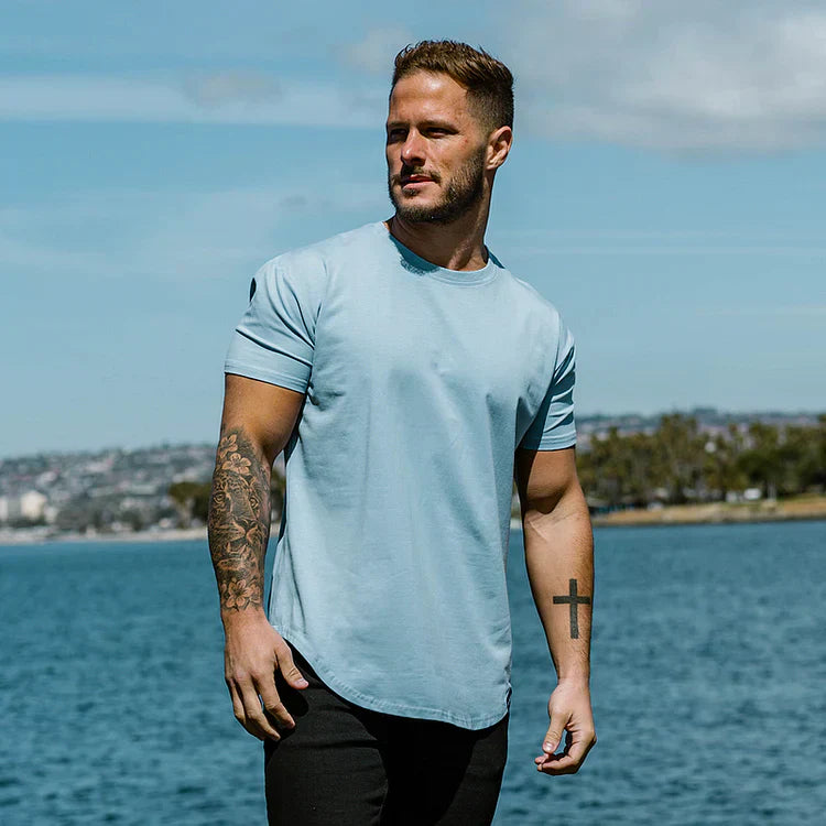 Slim Fit Casual Mens T-Shirt - ModishWorld