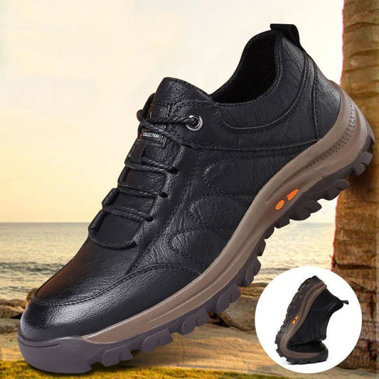Comfortable Airy Leather Mens Shoes - ModishWorld