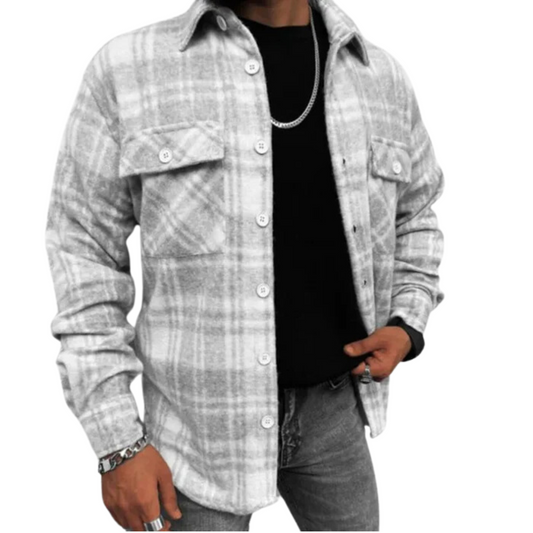 Classic Plaid Relaxed Fit Shirt - ModishWorld