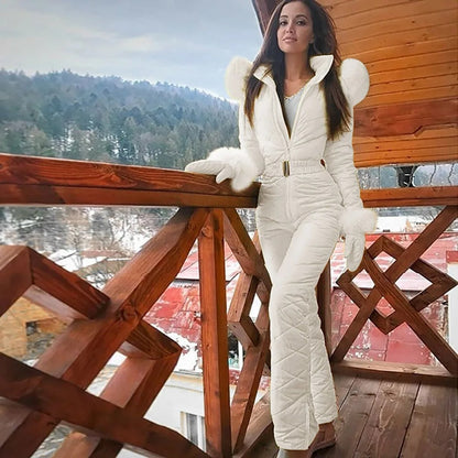 Ladies Waterproof Ski Jacket Pants Set