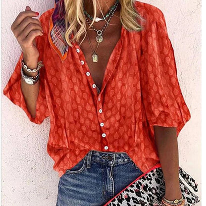 Elegant Female Casual Blouse