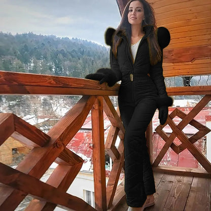 Ladies Waterproof Ski Jacket Pants Set